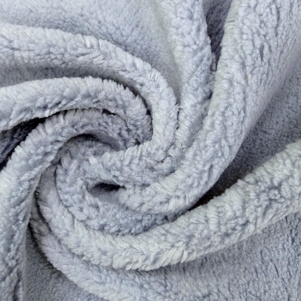 Мех барашек голубой