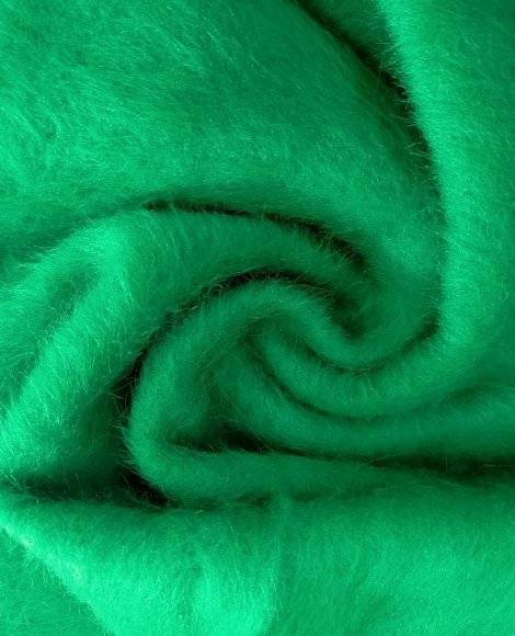 Пальтовый мохер яр.зеленый